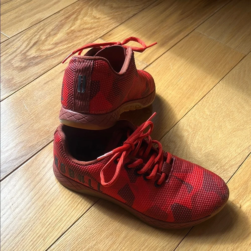 NOBULL Men's Red Athletic Shoes Sz 6 - Picture 4 of 10